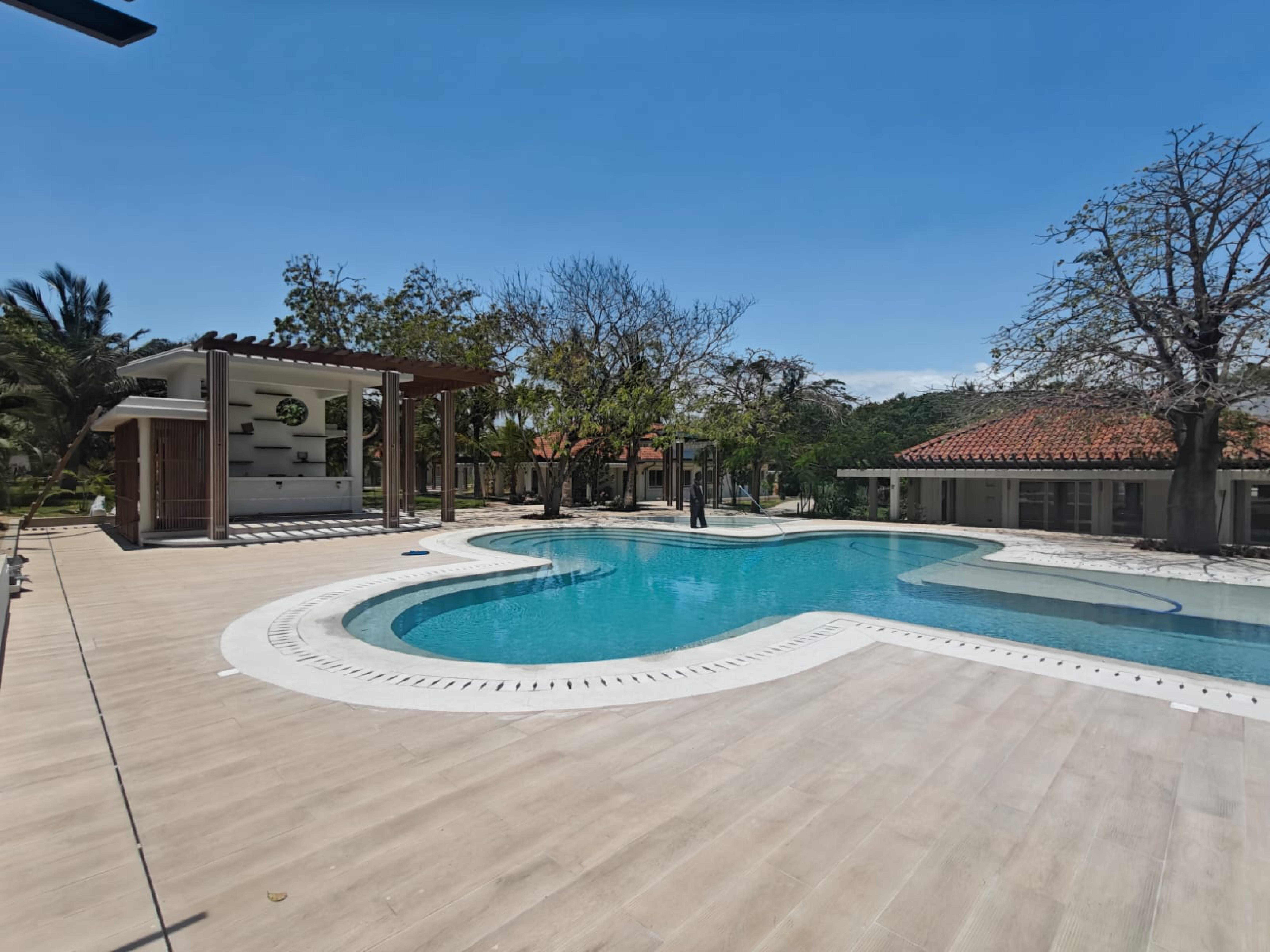Maya Ilai eco retreat compound pool — Kilifi, Kenya